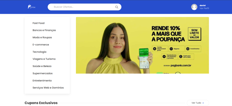 cupomzão- Plataforma de cupons e descontos