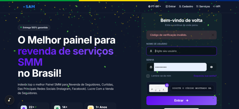 Painel SAM SMM V3 - O Script SMM Profissional Mais Completo | Entrega